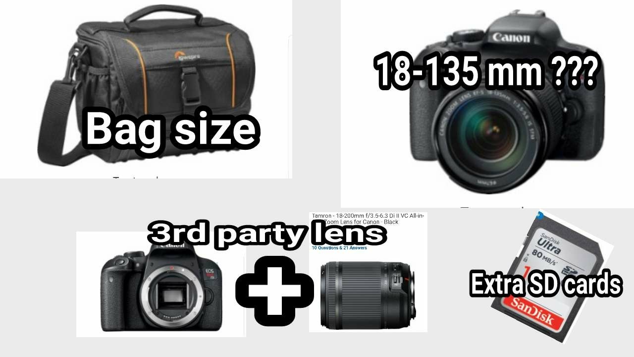 Canon Rebel EOS T7i Considerations Before Buying