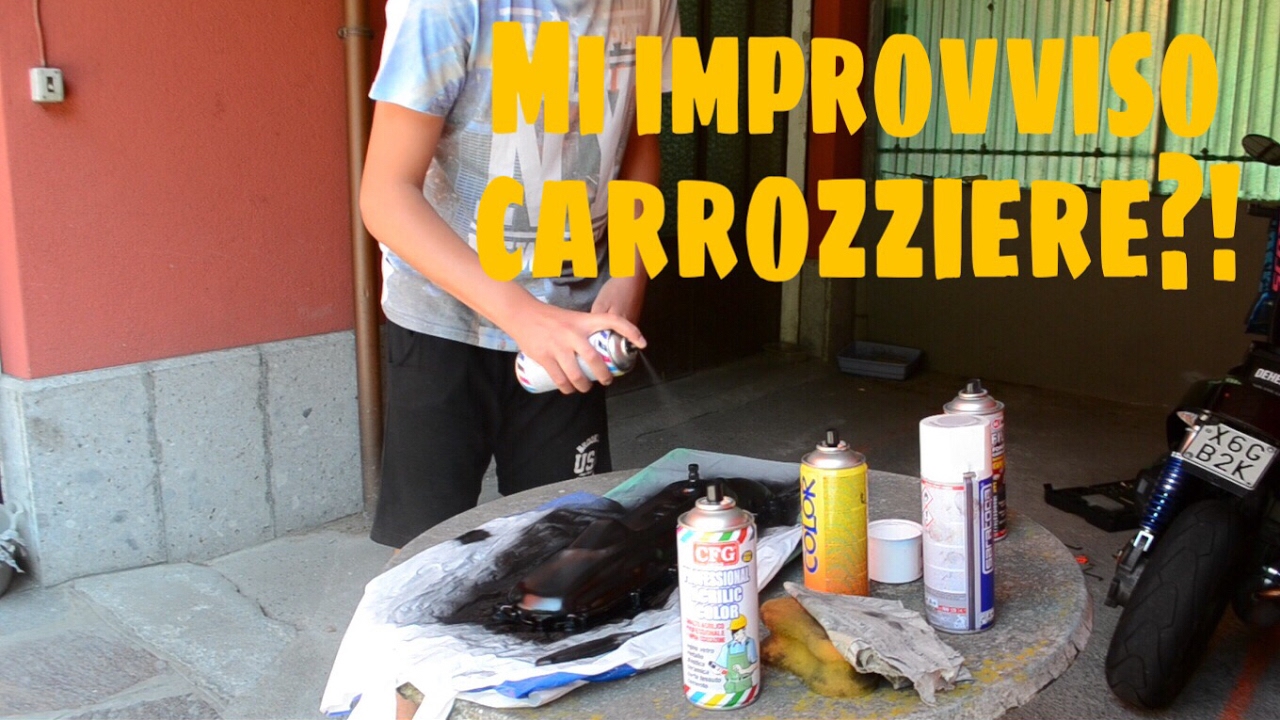 Verniciamo il copricarter del mio booster!
