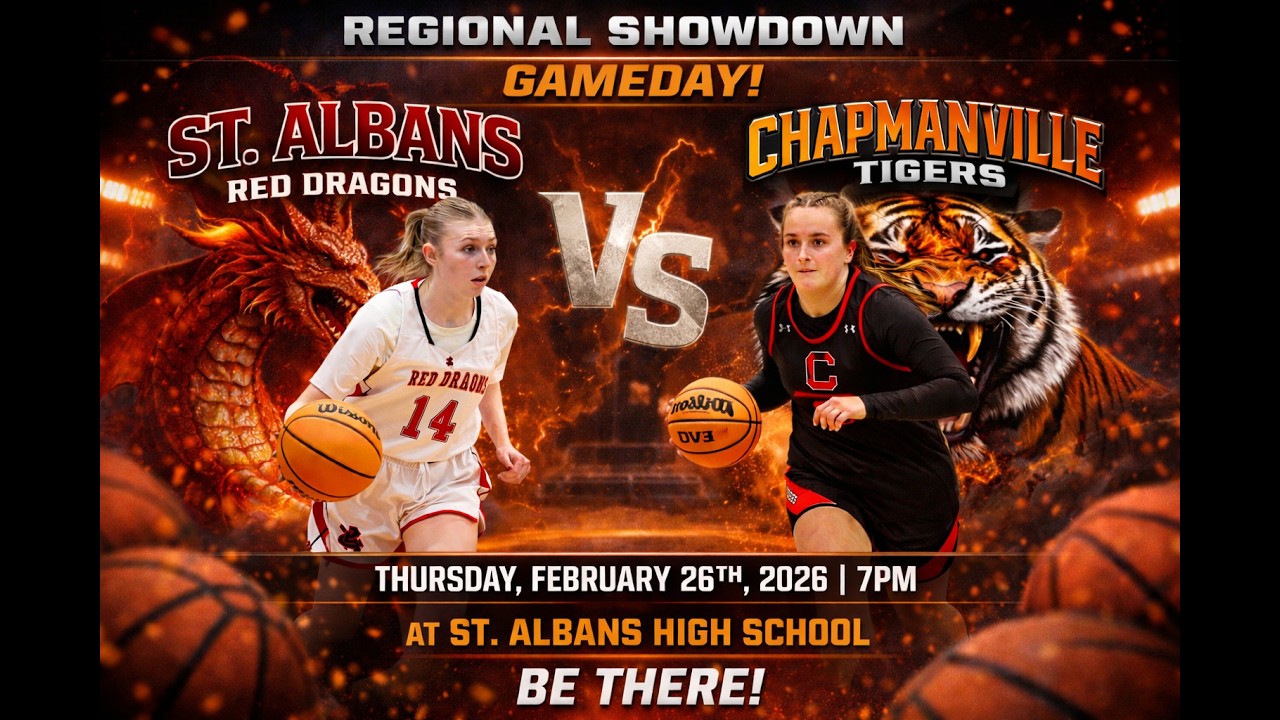 CHAPMANVILLE REGIONAL TIGERS VS. ST. ALBANS RED DRAGONS | WV HIGH SCHOOL GIRLS BASKETBALL