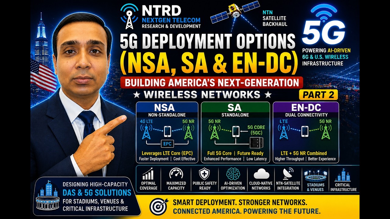 5G Deployment Options (NSA, SA & EN-DC)&ndash;Part 2 | Building America's Next-Generation Wireless Network