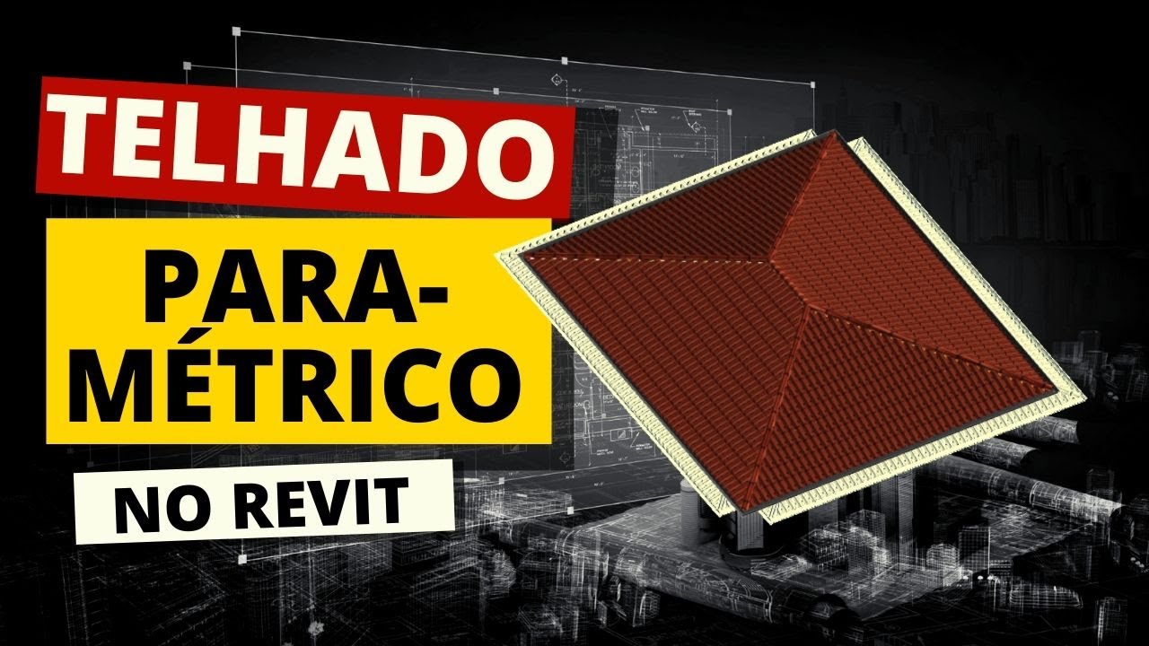 TELHADO COLONIAL PARAMÉTRICO REALISTA NO REVIT