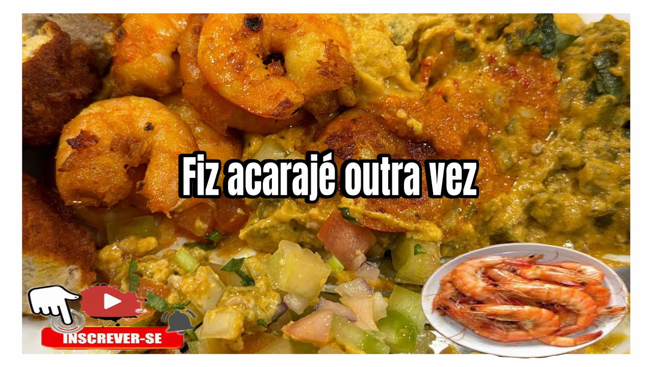 Estou de volta/uma noite fazendo acarajé!#receitas #deliciasdacozinha #acarajé #comidabaiana 