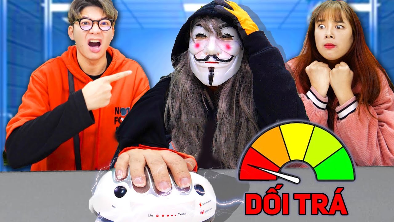 Thử Thách Hacker Nữ VS Máy Phát Hiện Nói Dối - 3 Lần Nói Dối Phải Tháo Mặt Nạ!