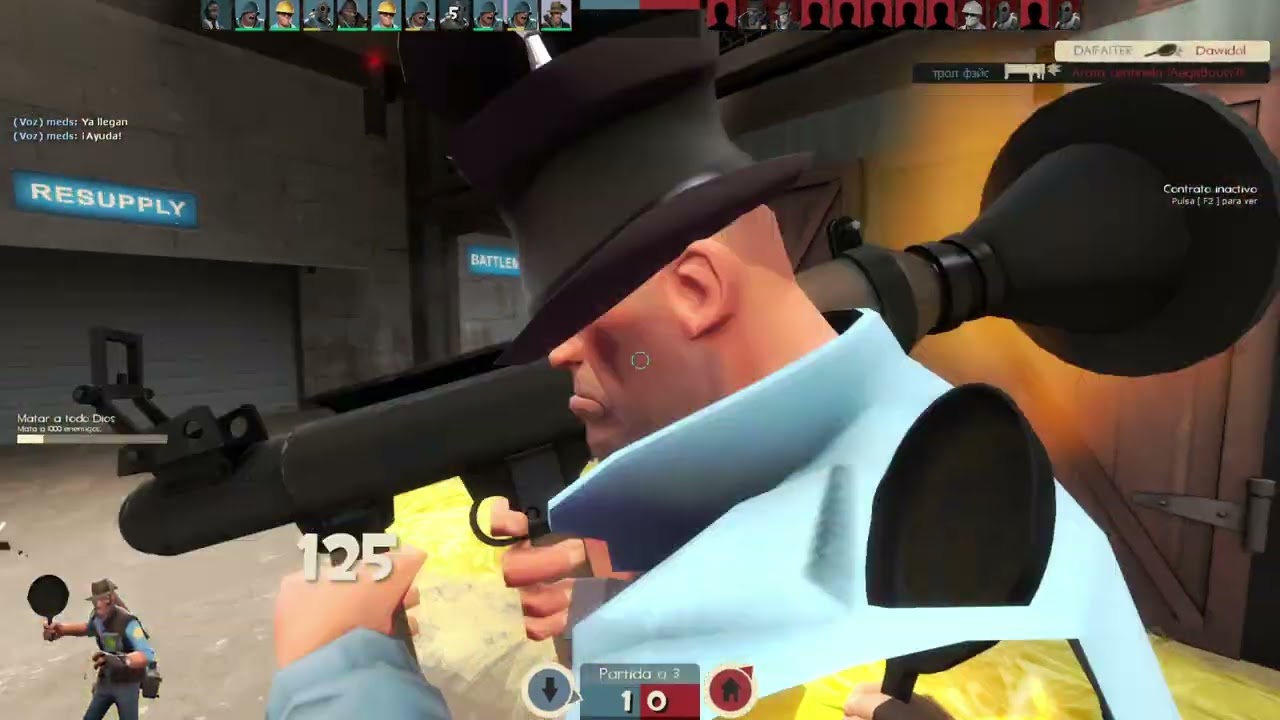 Team Fortress 2 🏹🔴El NoobSniper VS Equipo Rojo {[No Commentary 60Fps 4k]}