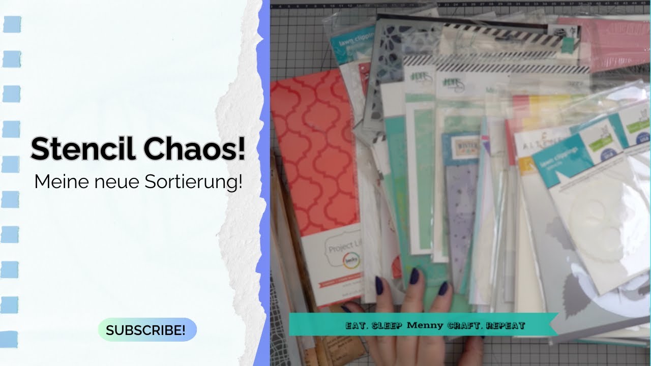 Stencil Aufbewahrung - Das Chaos beseitigen oder verschlimmern?