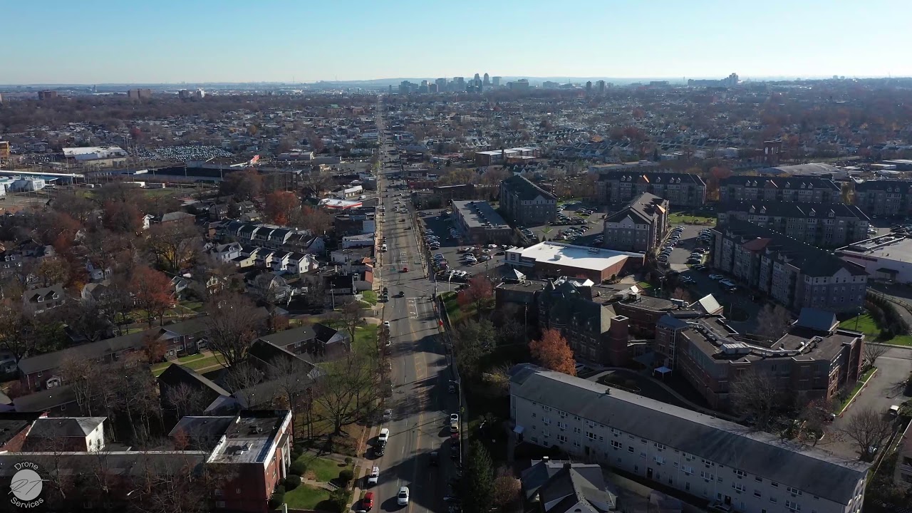 Aerial View of Bloomfield Ave, Bloomfield NJ