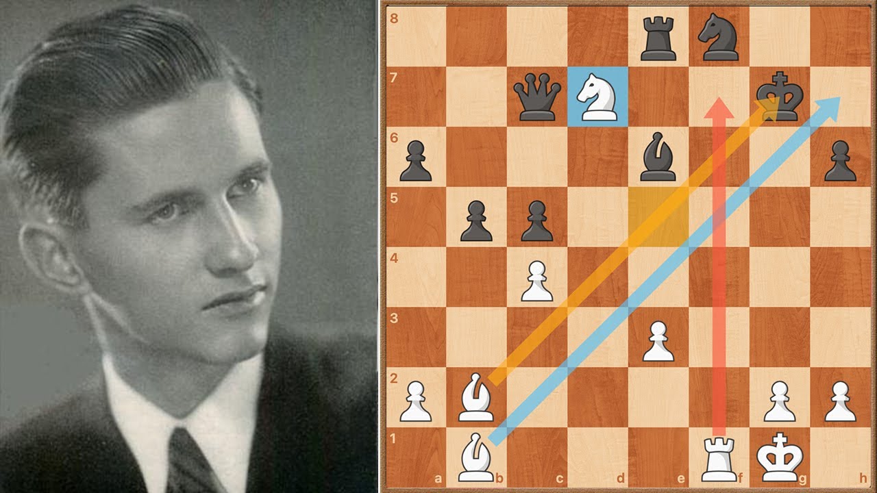 💥 Paul Keres hace INCREÍBLE sacrificio de DAMA en Ajedrez vs Boris Spassky