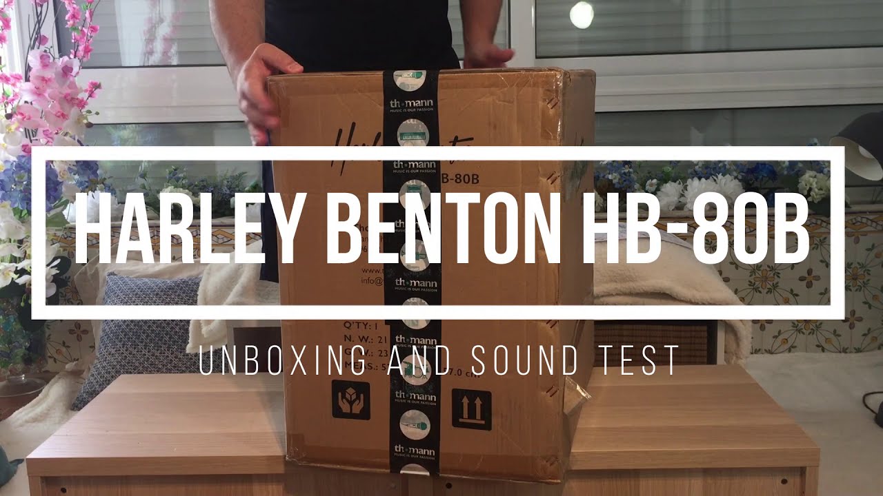 Harley Benton Bass Amplifier HB 80B - Unboxing and Sound Test