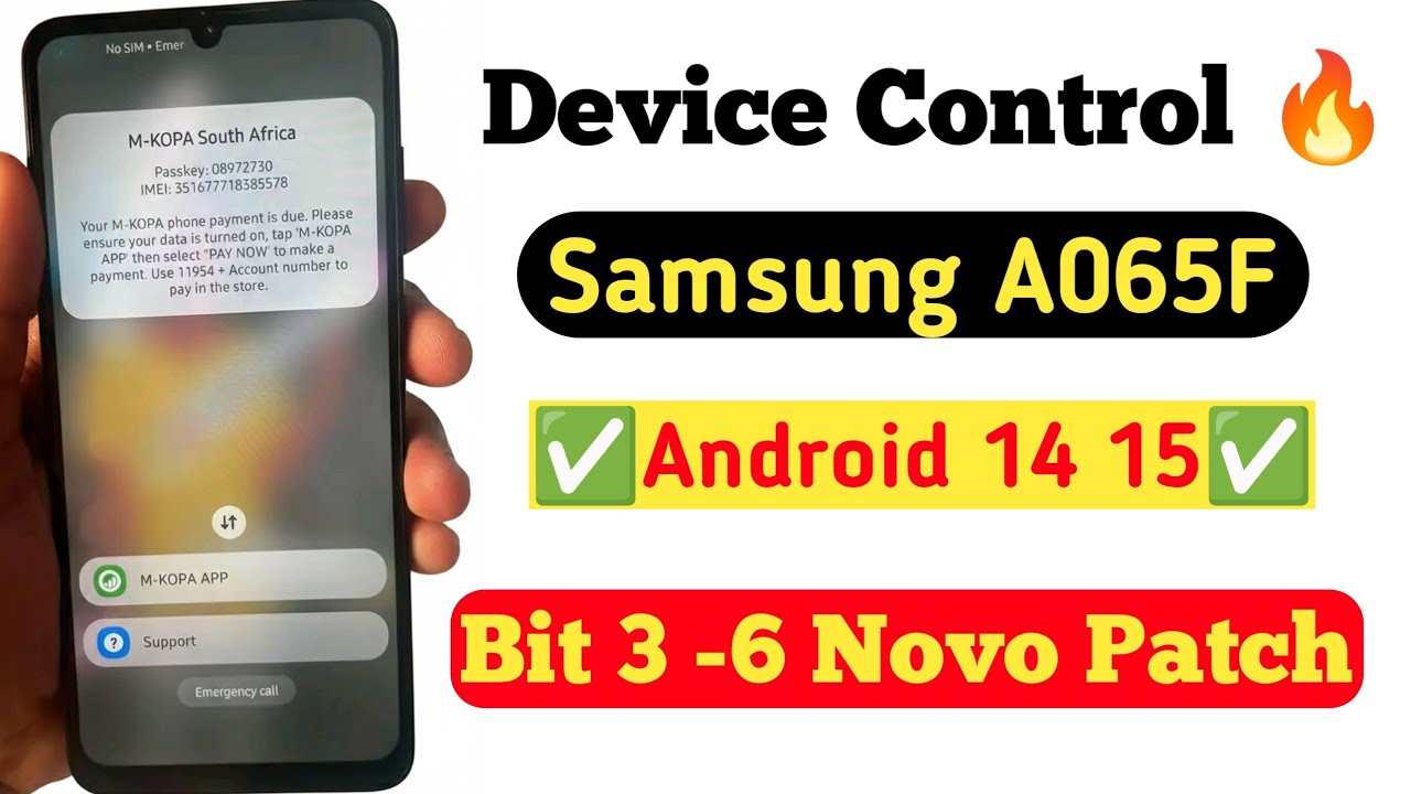 Como Remover MDM Samsung A06 (A065f) Android 14 15 ✅ 