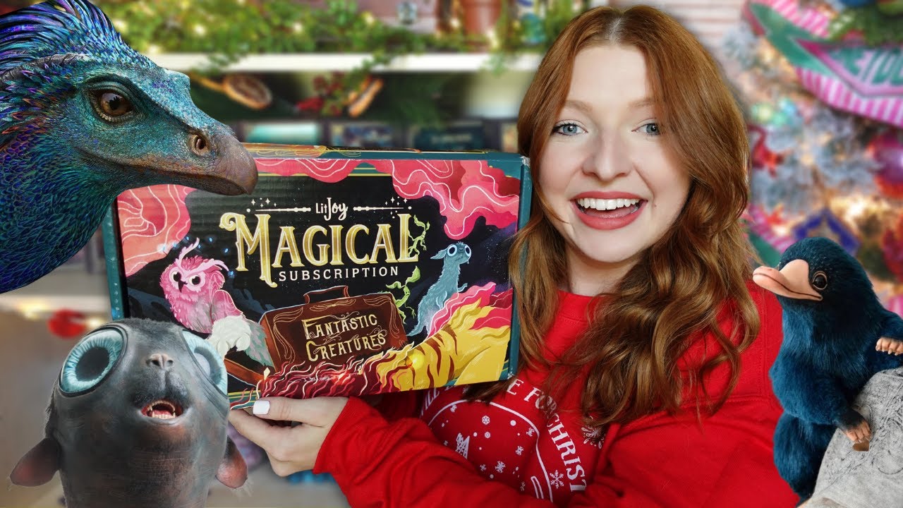 HARRY POTTER UNBOXING LitJoy Magical Subscription Box | Fantastic Creatures 2021