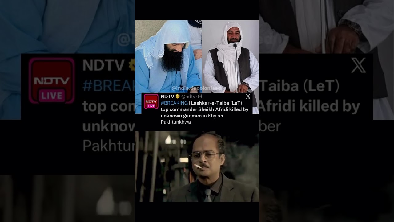 Top LeT Terrorist Sheikh Yusuf Afridi Shot Dead By Unidentified Gunmen In Khyber Pakhtunkhwa
