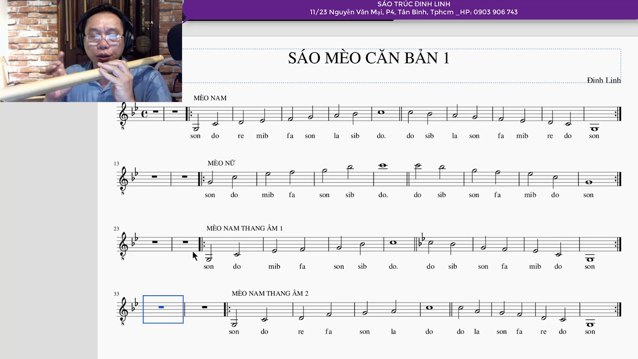SÁO MÈO CĂN BẢN 1