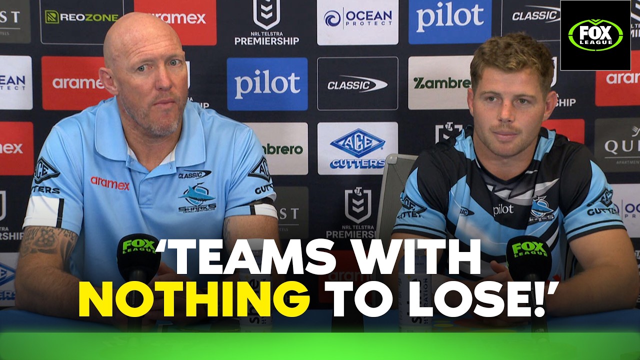 &ldquo;Easy to say!&rdquo; Fitzy gives his honest admission on Sharks&rsquo; slump ahead of finals 😳 | Fox League