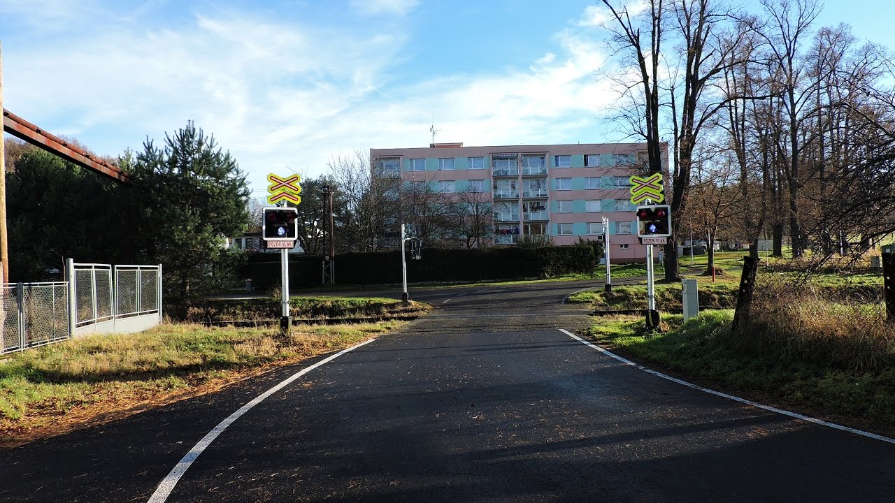 Železniční přejezd (LED pozitivka) Černousy #1 (P2857)