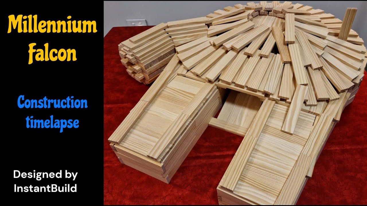 Millennium Falcon: A Kapla Starship Saga [Step by Step Guide]
