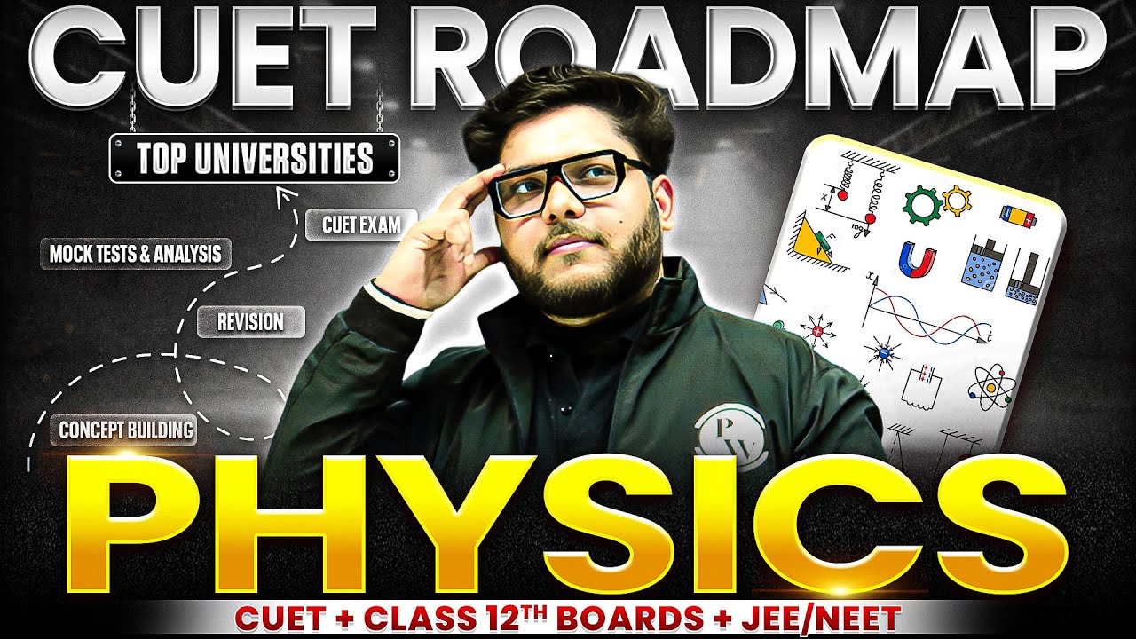 CUET 2026 COMPLETE ROADMAP 🔥 | PHYSICS 100 PERCENTILE STRATEGY 💯| DU, BHU, JMI, JNU, AMU ✅