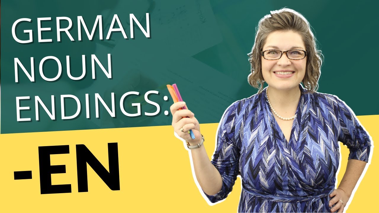German Nouns Ending in -en | German with Laura