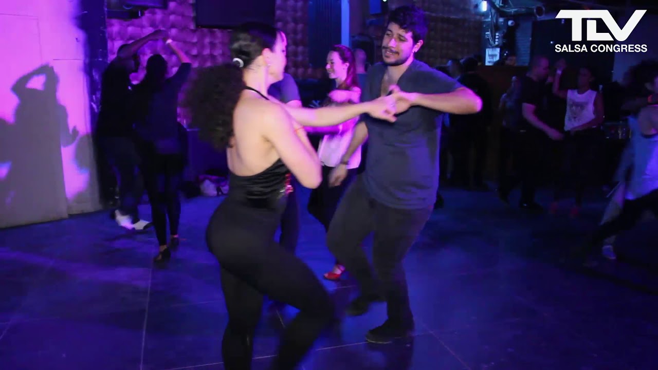 TLV Salsa Congress 2018 pre-party - Adi Levi & Ezgi Zaman dance Salsa LA