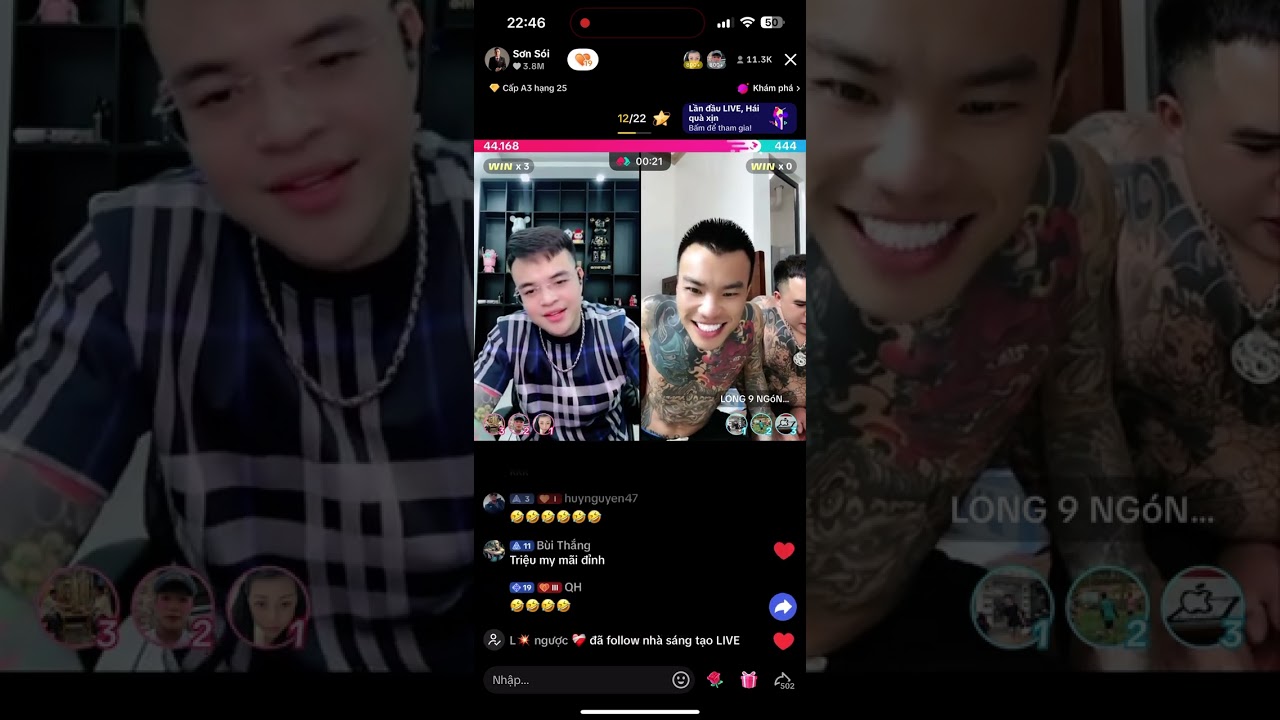 long chín ngón tìm sơn sói pk phần 2 đẳng cấp của us triệu my