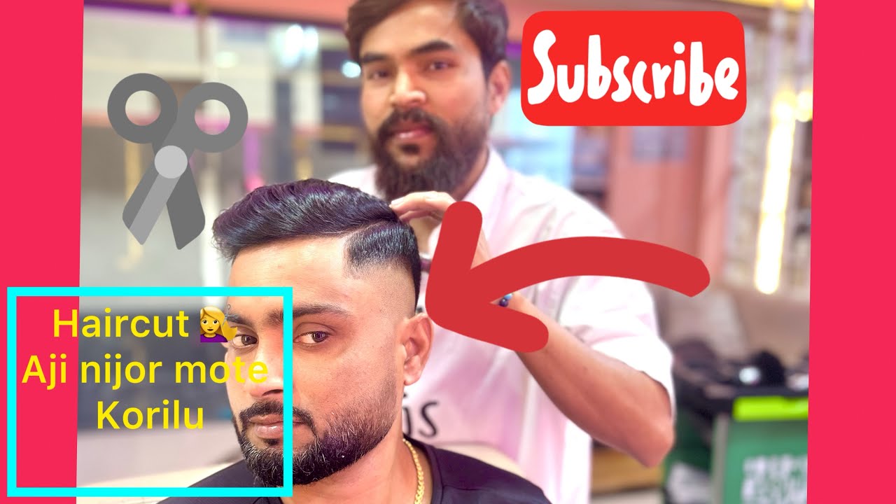 Haircut 💇 mid fade✂️haircut tutorial at perfect looks salon contact 6001659045