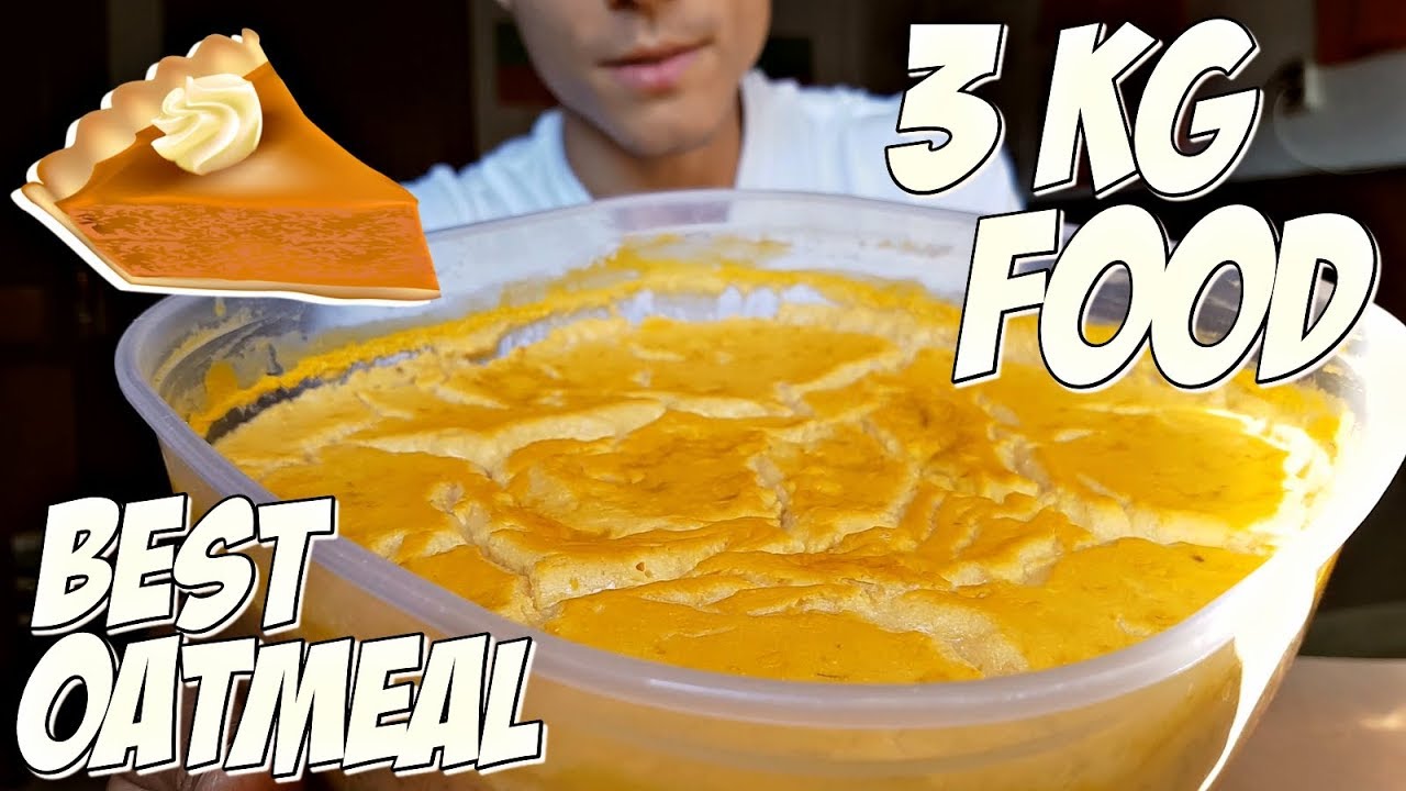 PUMPKIN CHEESECAKE OATMEAL BOWL | 3 KG FOOD | NO PROTEIN POWDER! Made IT/Ate It!