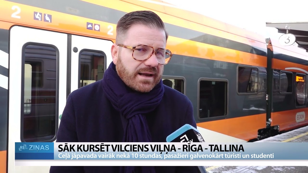ReTV: Vilciens no Viļņas līdz Tallinai