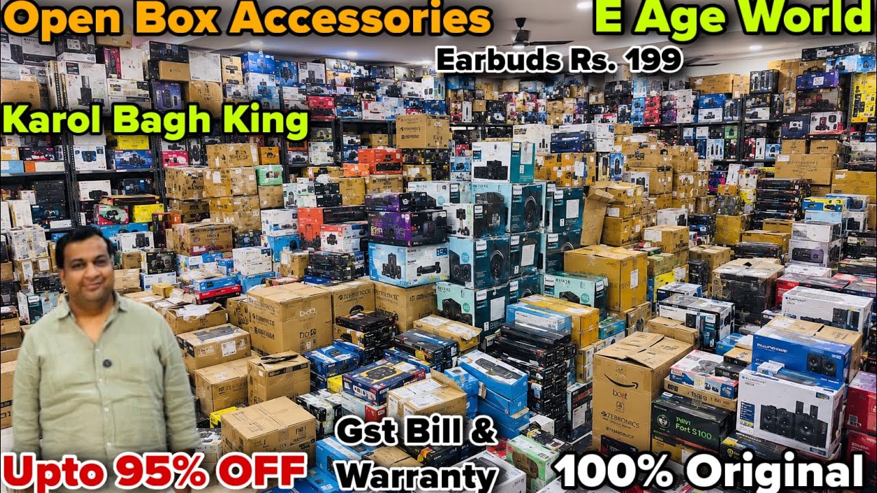 Open Box Accessories | Upto 95% OFF | E Age World | Cheapest Price | 100% Original | Capital Darshan
