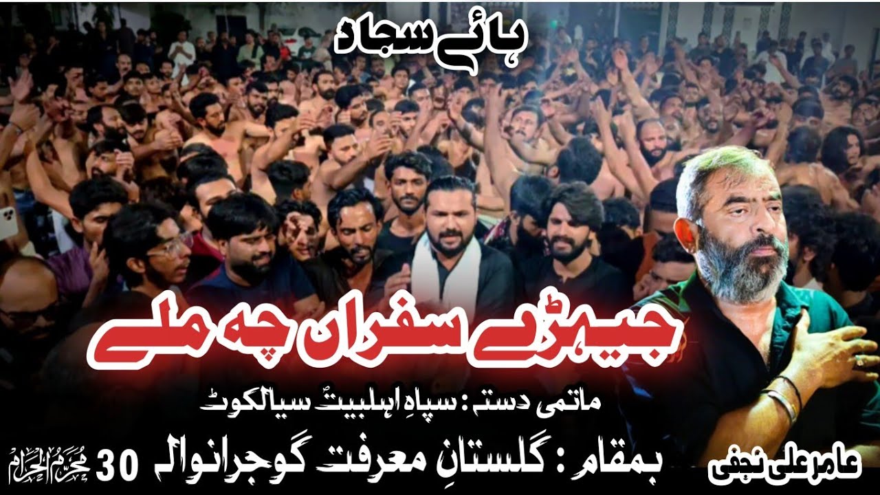 Jehrey Safran Ch Miley | 30 Muharram Gujranwala | Sipah AhleBait Sialkot | Amir Najfi Party Sialkot