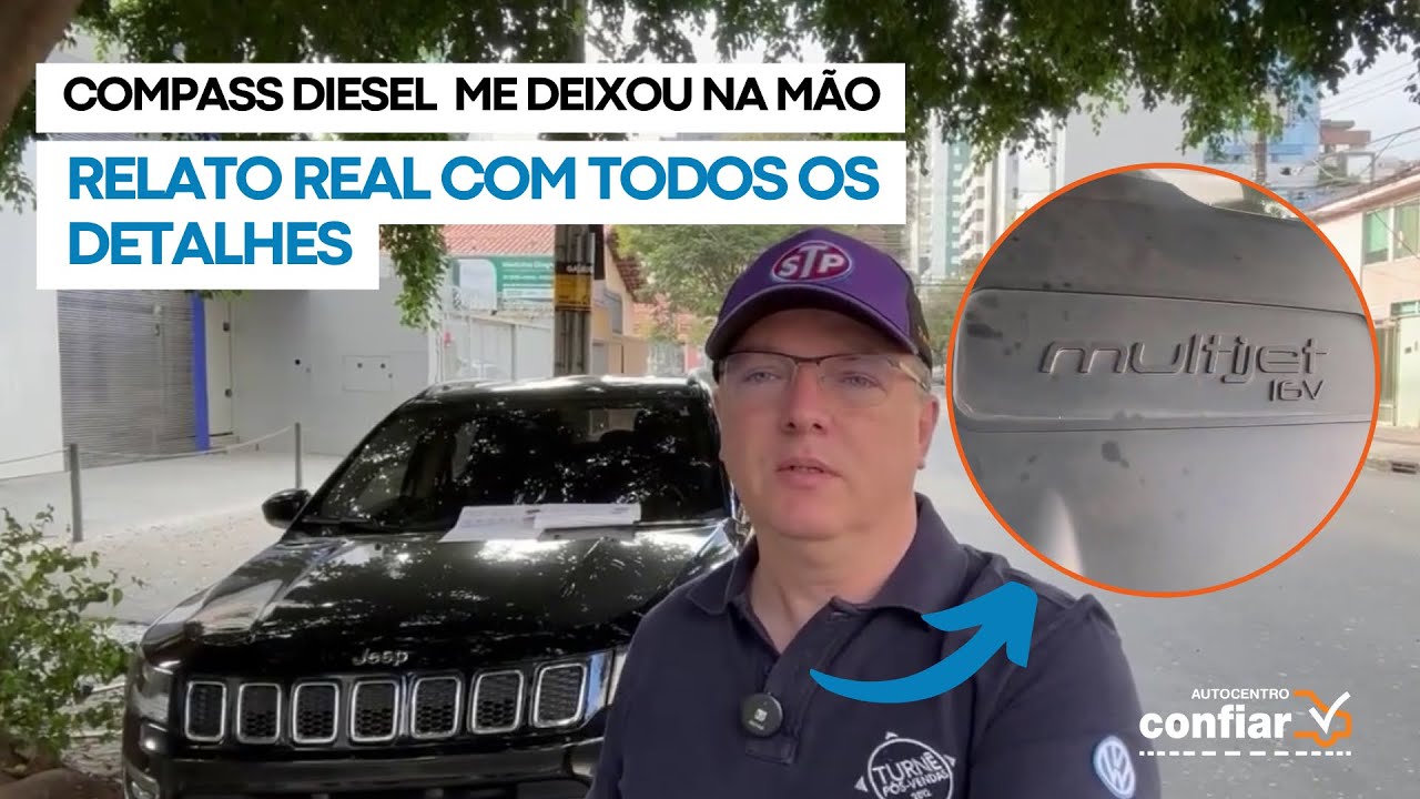 Meu Compass Diesel me deixou na mão. Eu sou a vítima desta vez! Relato real com todos os detalhes.