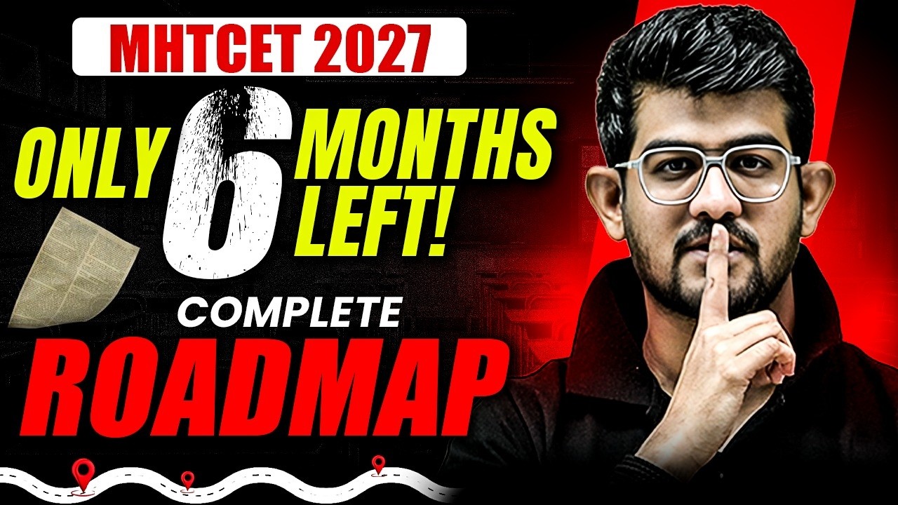 🚨 MHTCET 2027 1st Attempt Only 6 Months Left! #mhtcet2027 #6yearsofpw