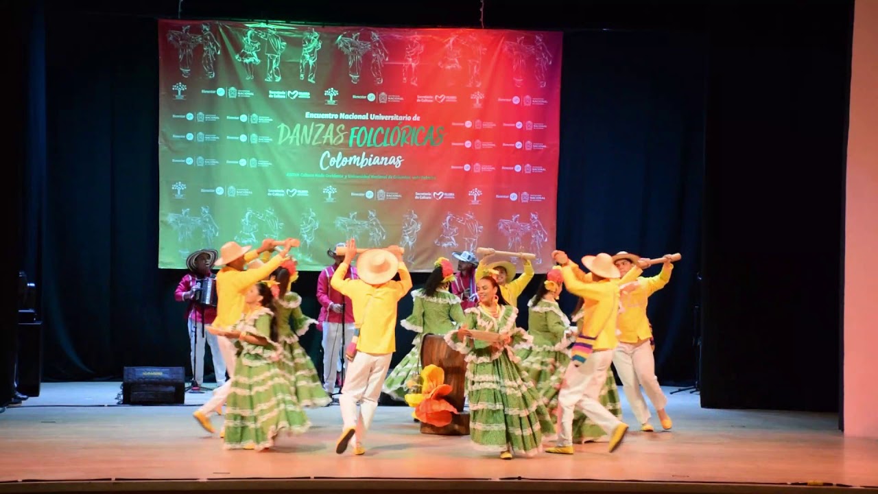 Danza Pilón Vallenato.  Grupo de Danzas Kumbé, Fundación Universitaria Area Andina