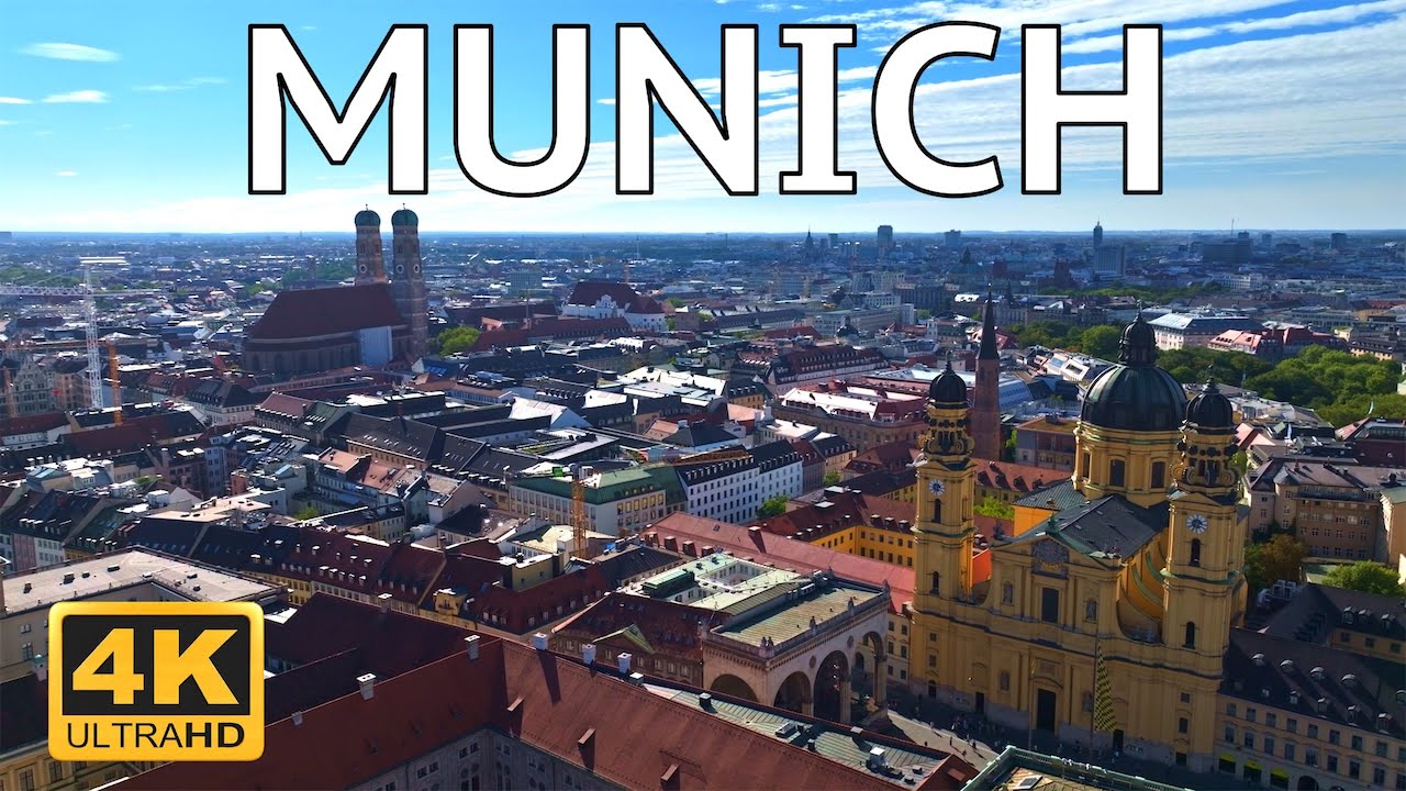 Munich , Germany 🇩🇪 | 4K Drone Footage (With Subtitles)