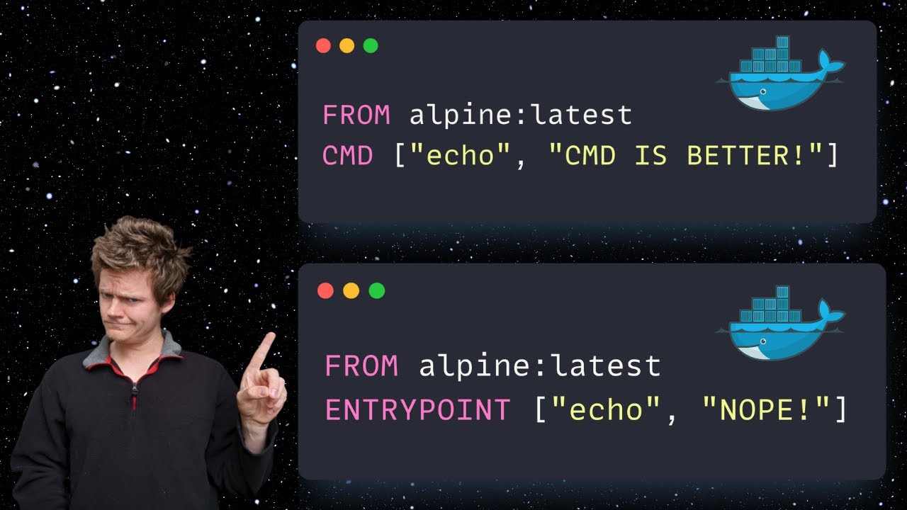 Docker ENTRYPOINT против CMD #docker #coding