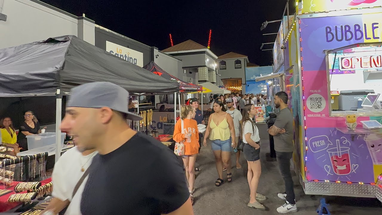 Hundreds of Food Truck from all different country taste of the food ￼
