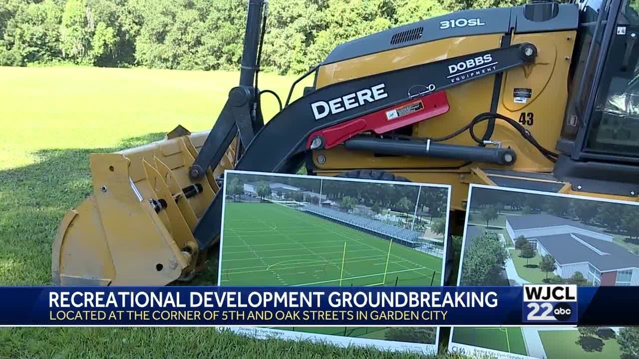 Recreational development groundbreaking in Garden City