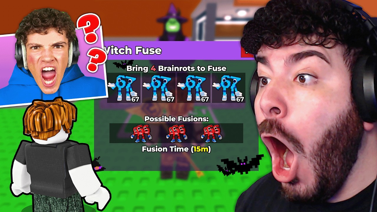 Ich FUSIONNIERE SEINE 0,01 % PETS in WITCH FUSE bis er KOMPLETT AUSRASTET ... Steal A Brainrot