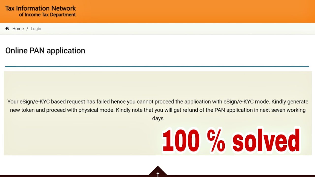 Your esign ekyc based request has failed hence you cannot proceed the application problem solved
