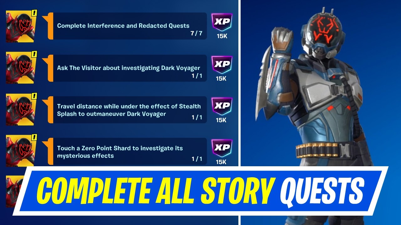 Fortnite Complete Story Quests (Part 1) - How to EASILY Complete Interference  Story Quests