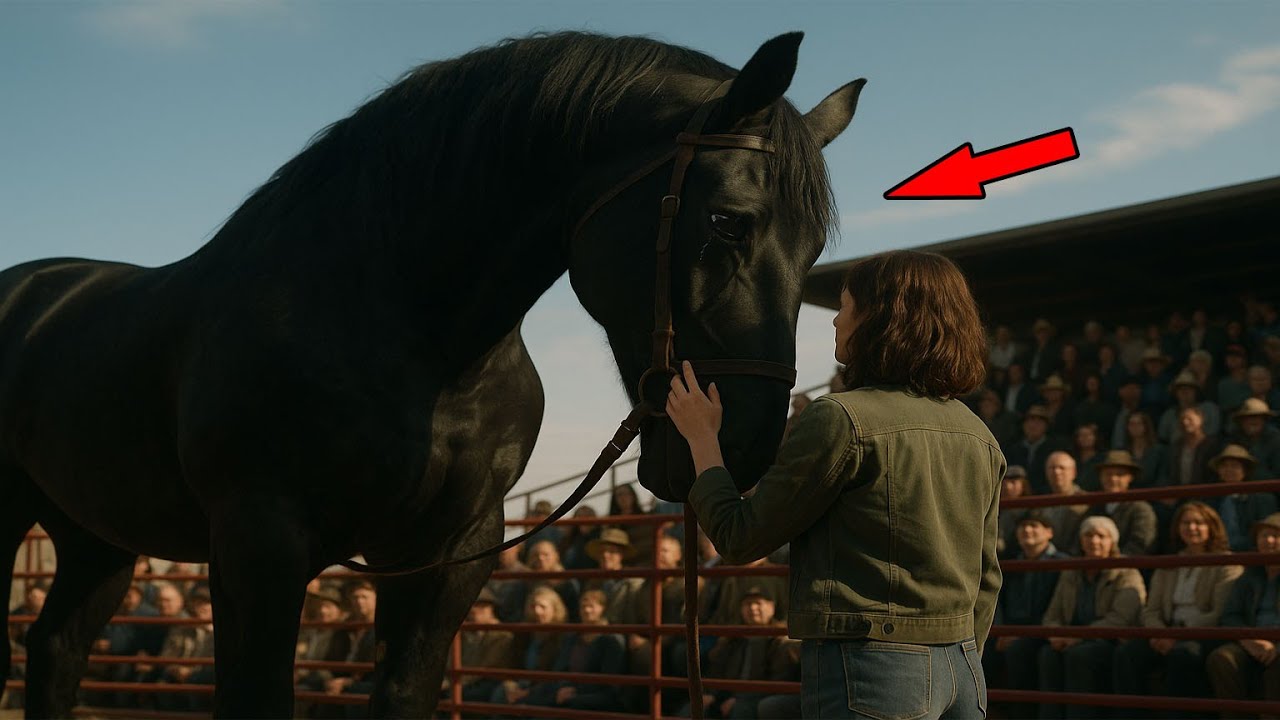No One Bid on the Injured Giant Horse at the Auction — Until a Female Veteran Raised Her Hand