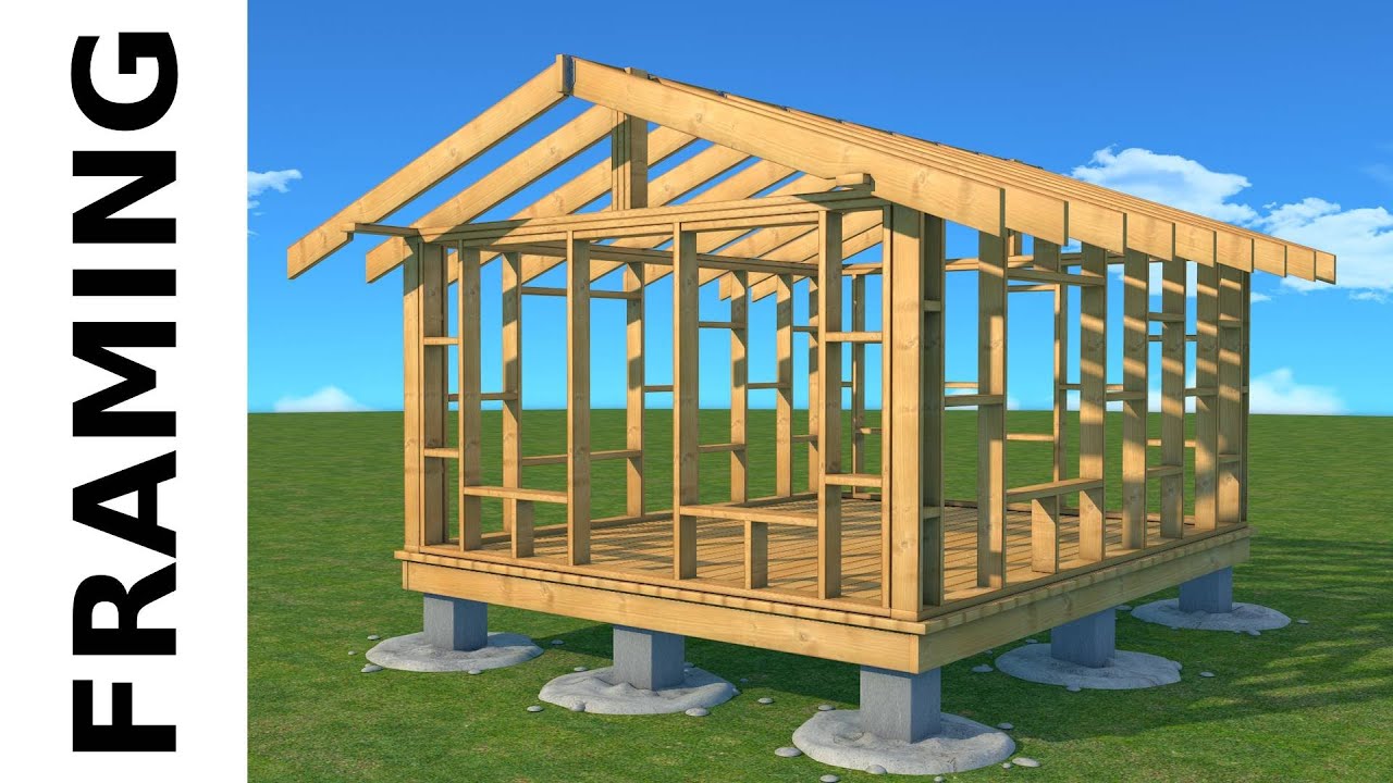 Learn Cabin Framing Fast - 3D Animated Building Guide