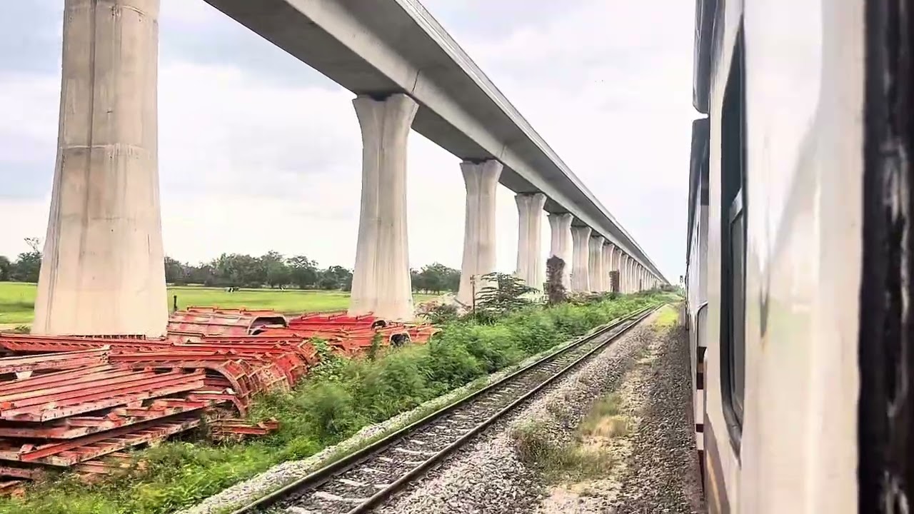 อัพเดทการก่อสร้างเส้นทางรถไฟความเร็วสูงล่าสุดช่วงจากสถานีสีคิ้วถึงสถานีนครราชสีมา27กรกฎาคม2568