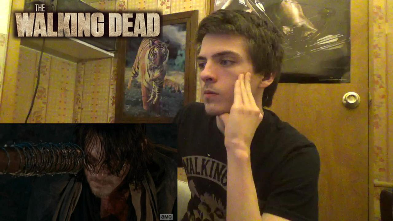 The Walking Dead - Season 6 FINALE (LIVE REACTION) Episode 16 Negan Scene 