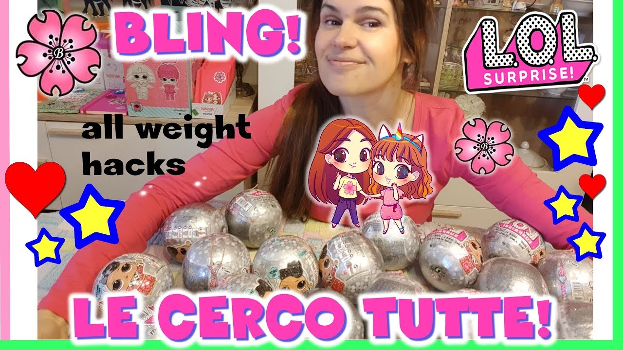 LOL SURPRISE BLING! PROVO A TROVARLE TUTTE CON LA BILANCIA! Challenge lol by Lara e Babou