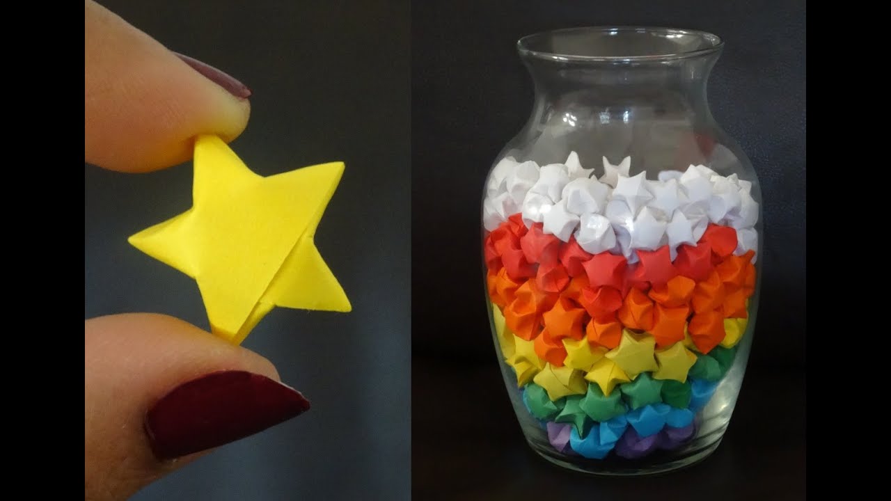How to make lucky paper stars