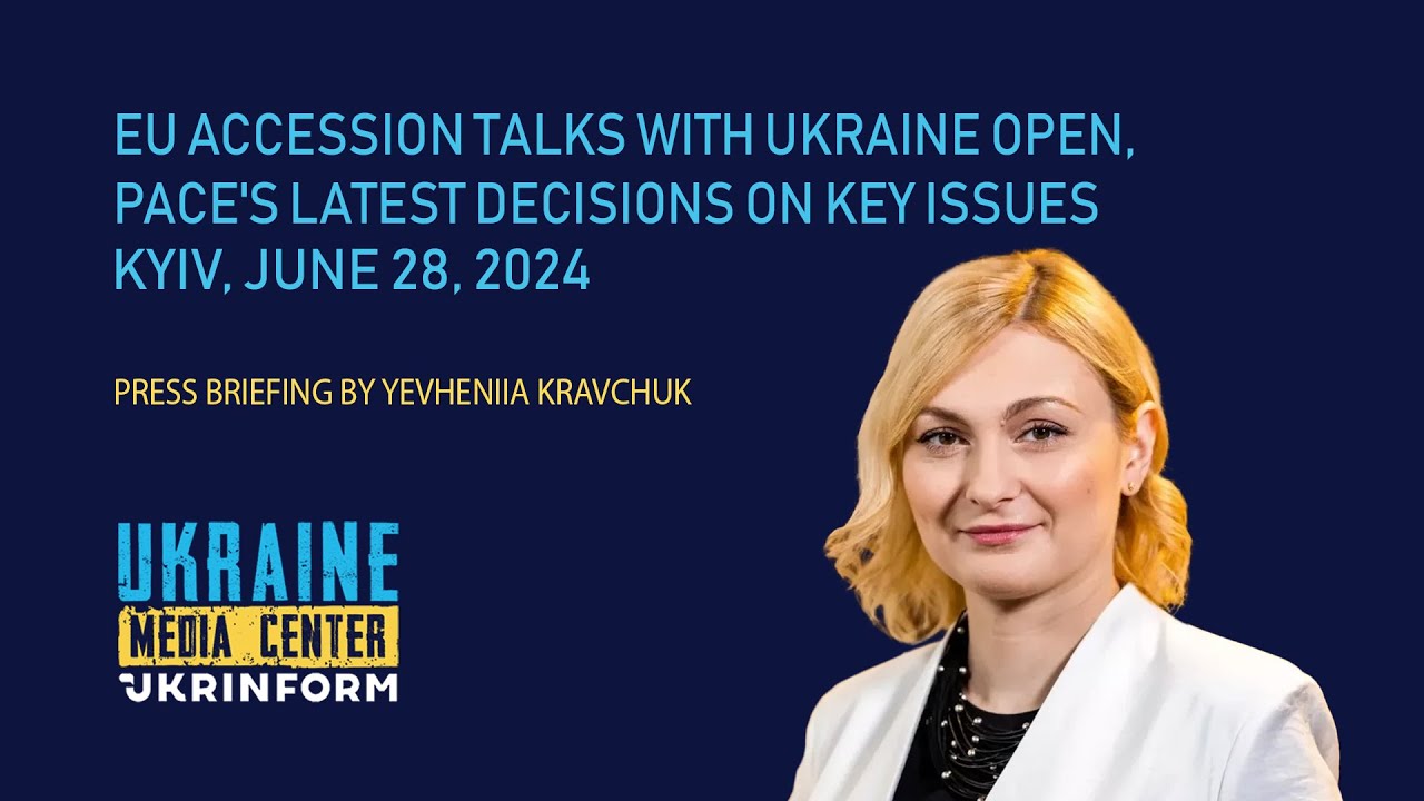 EU accession talks with Ukraine open, PACE's latest decisions on key issues
