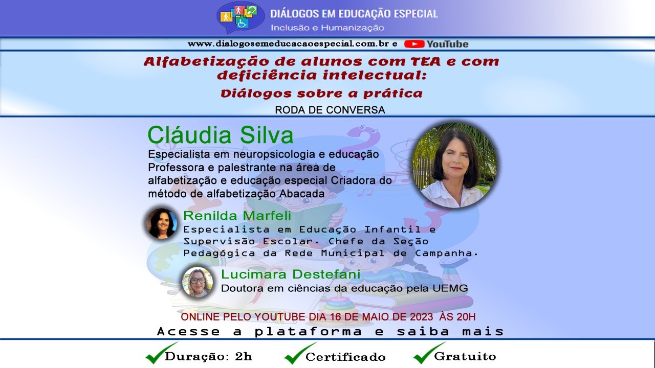 Alfabetização de alunos com TEA e com deficiência intelectual: diálogos sobre a prática