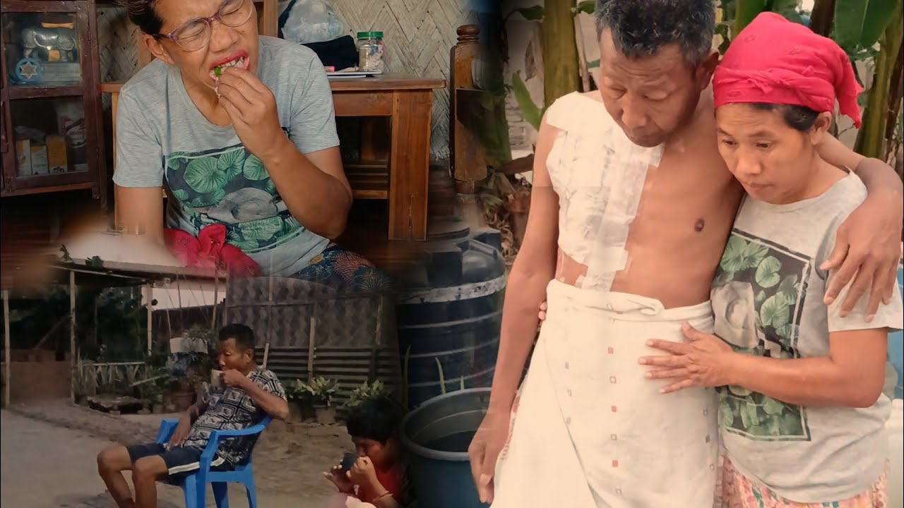Giving my husband a bath | Local style Mukbang