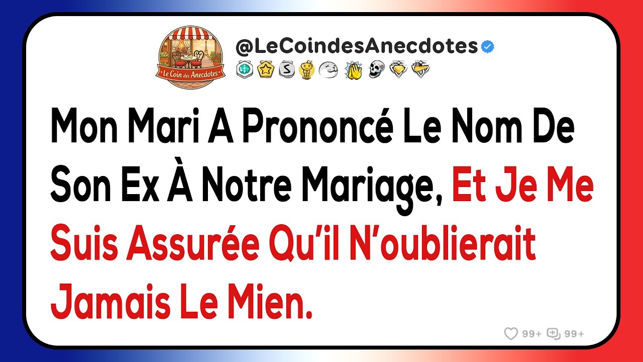 Mon mari a prononcé le nom de son ex à notre mariage, et je me suis assurée qu’il n’oublierait...