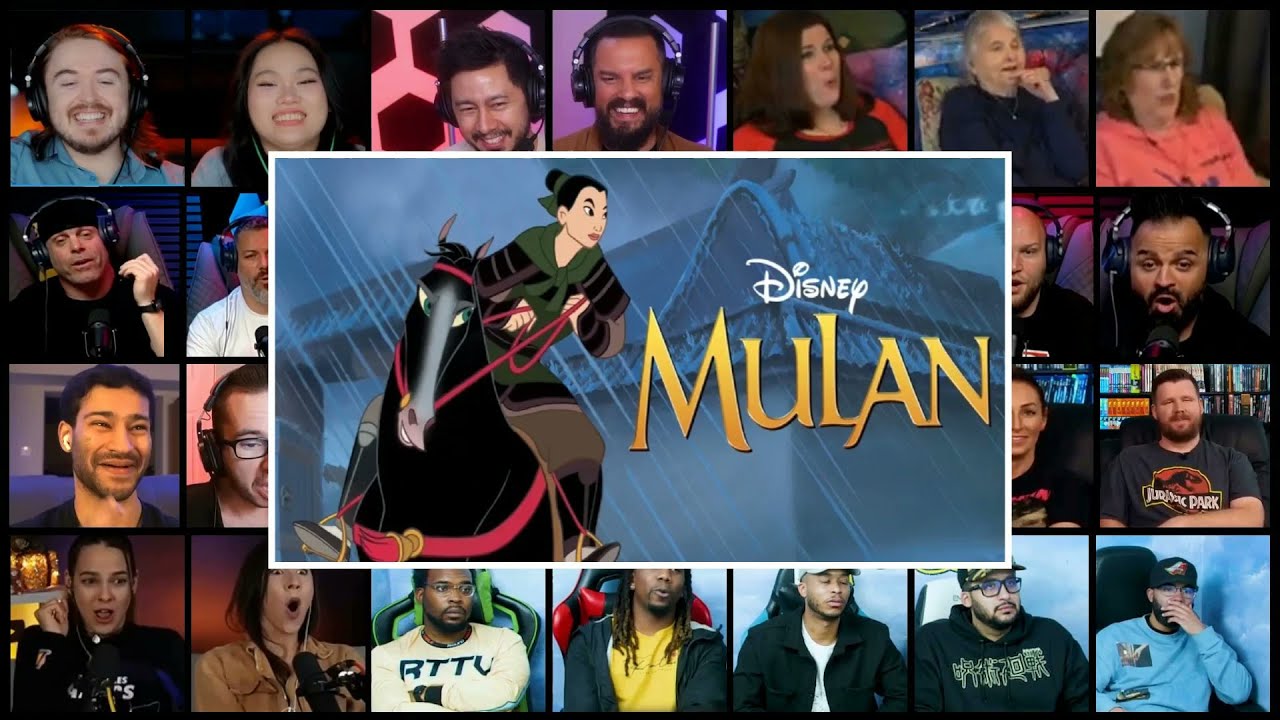 Mulan (1998) Movie Reaction Mashup