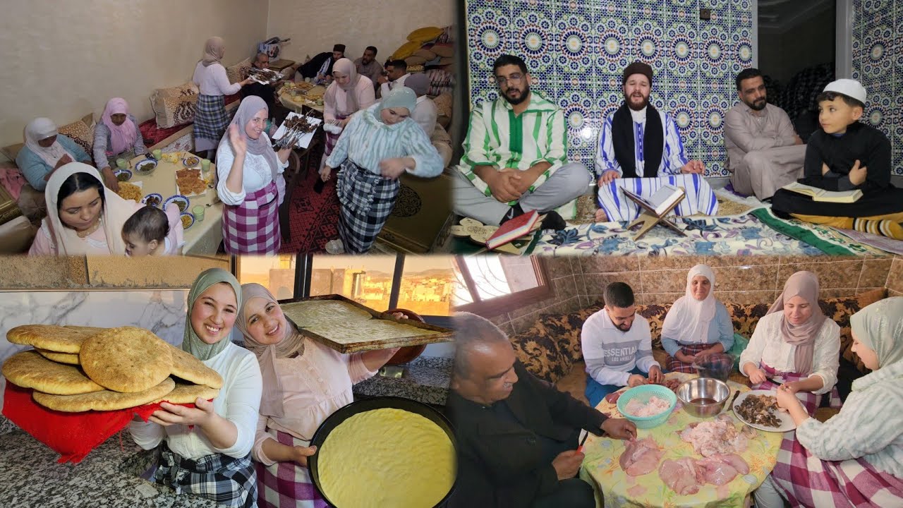 مع الوالدين وتحت بركة رمضان… هنا تحلى الجلسة 🌙🤲🏽
